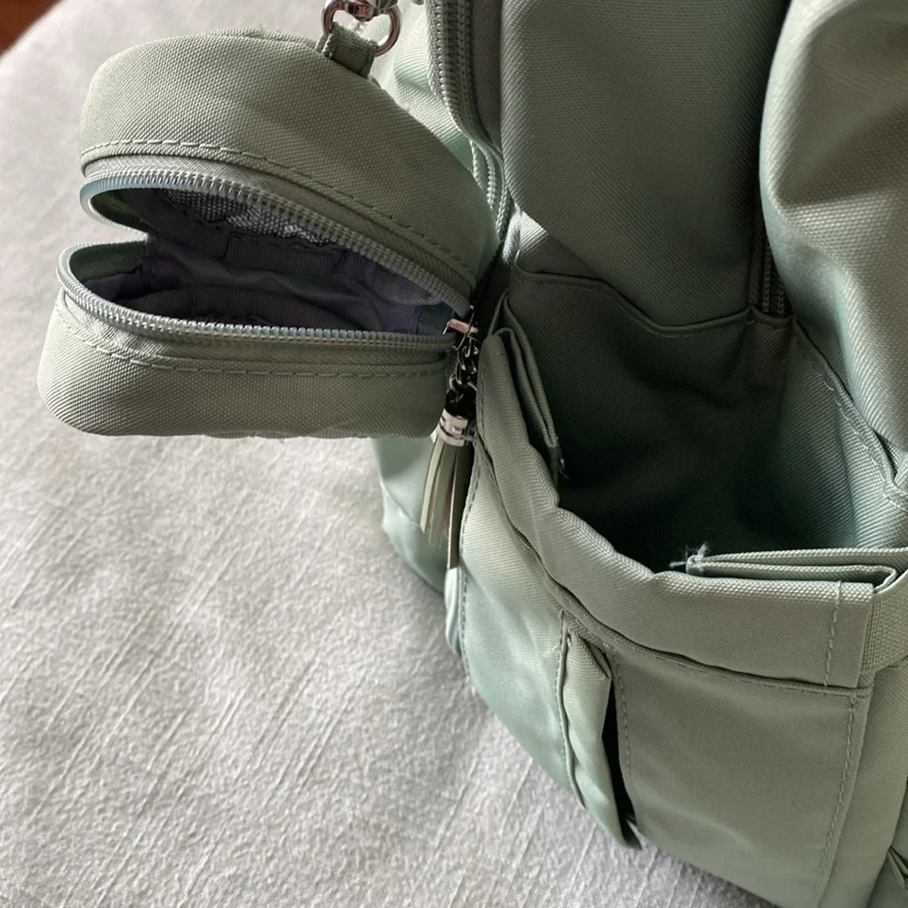 Mint Green Baby Organizer Backpack